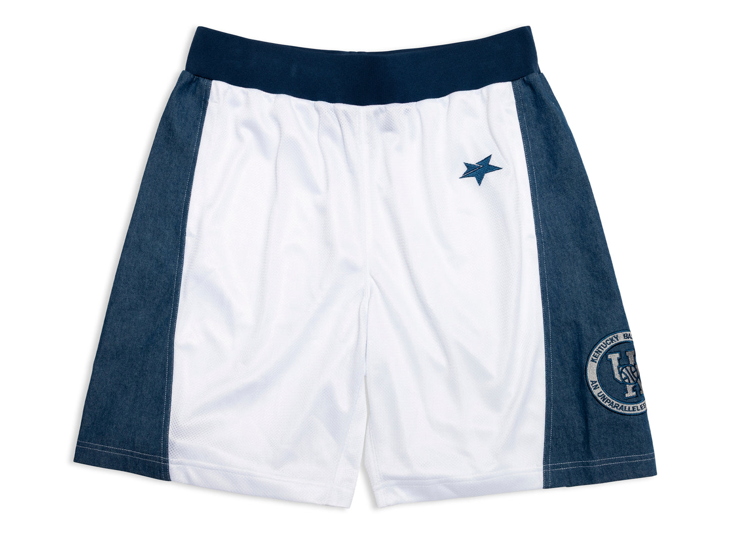 Converse University of Kentucky Basketball Denim Shorts in White
