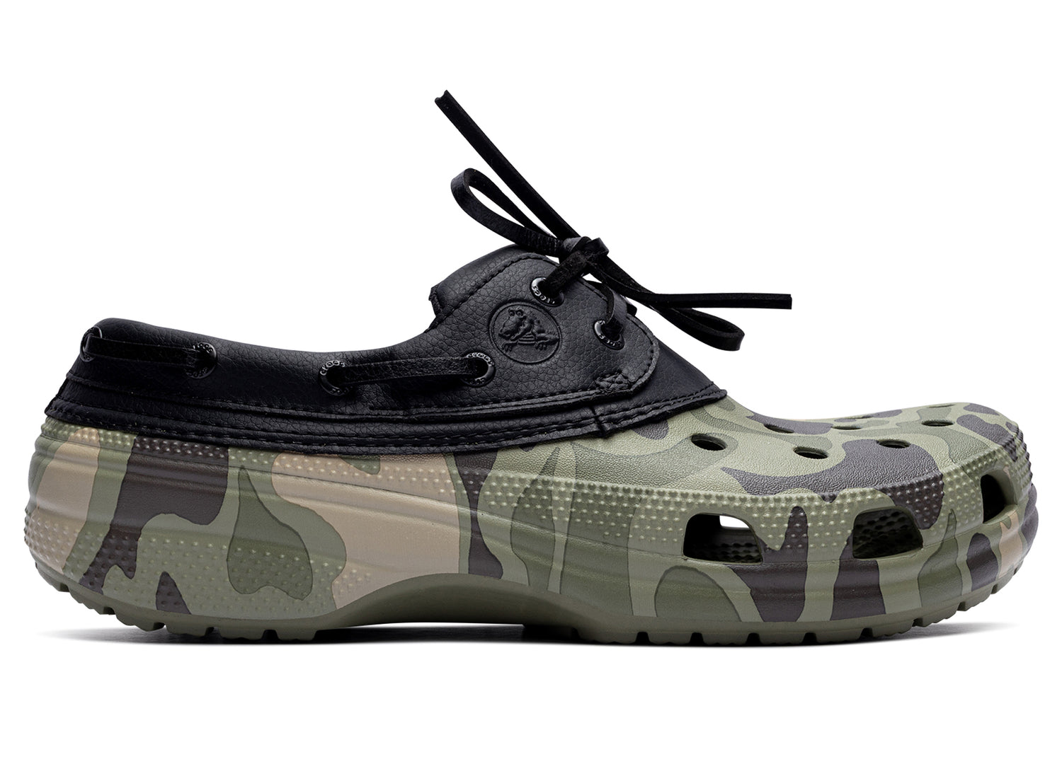 Crocs Classic Duck Camo Boat Shoe in Cargo Duck Camo - Damaged