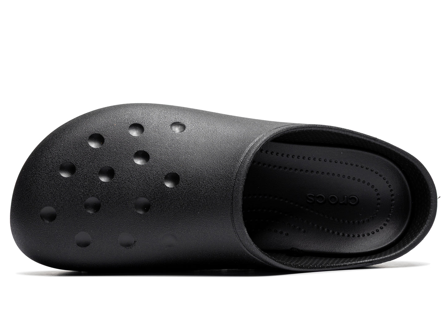Crocs Classic Quiet Clog in Black - Damaged