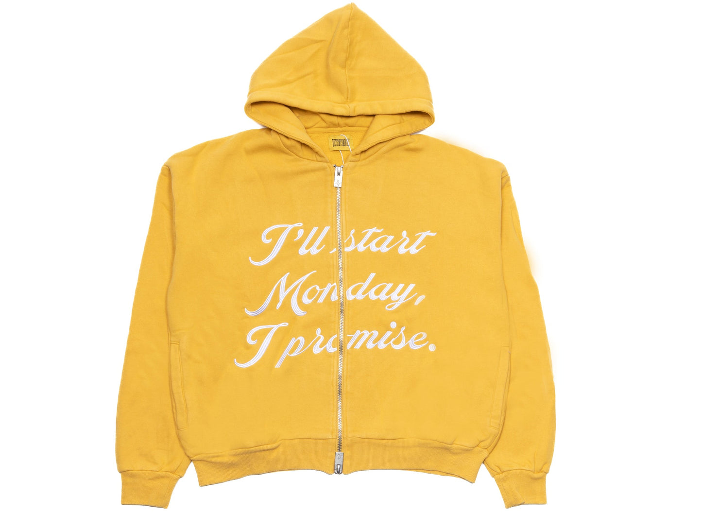 Diet Starts Monday Promise Full Zip Hoodie