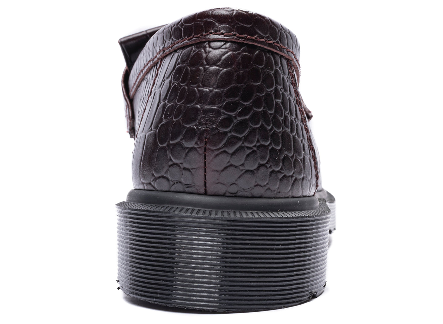 Dr. Martens Adrian Croc Atlas Croc Emboss in Spiced Brown, men's loafer, view 2