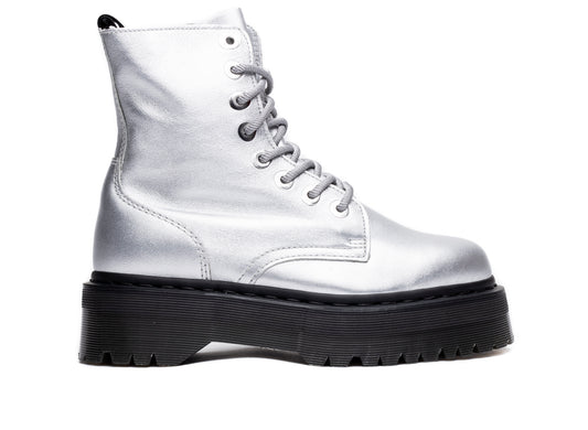Dr. Martens Jadon Metallic Leather Platform Boots