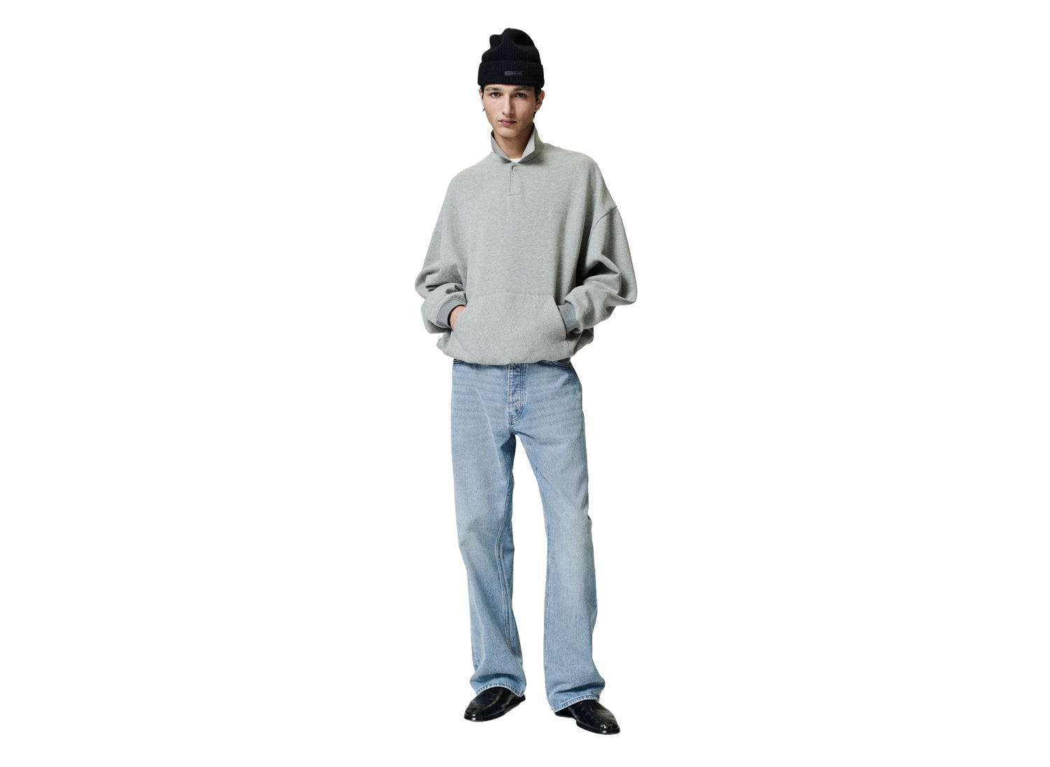 Fear of God Essentials Denim 5 Pocket Jeans 'Classic Blue' — view 4