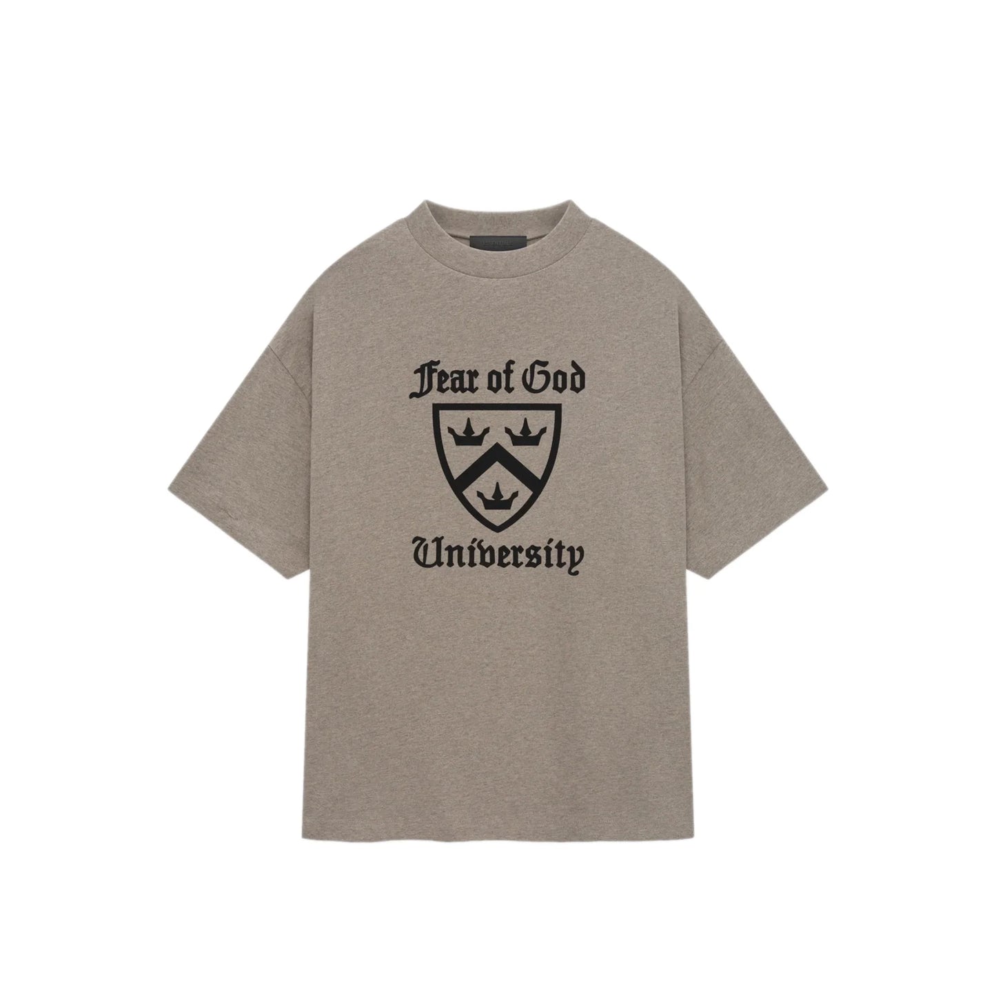 Fear of God Essentials Heavy Crewneck Tee in Heather Grey