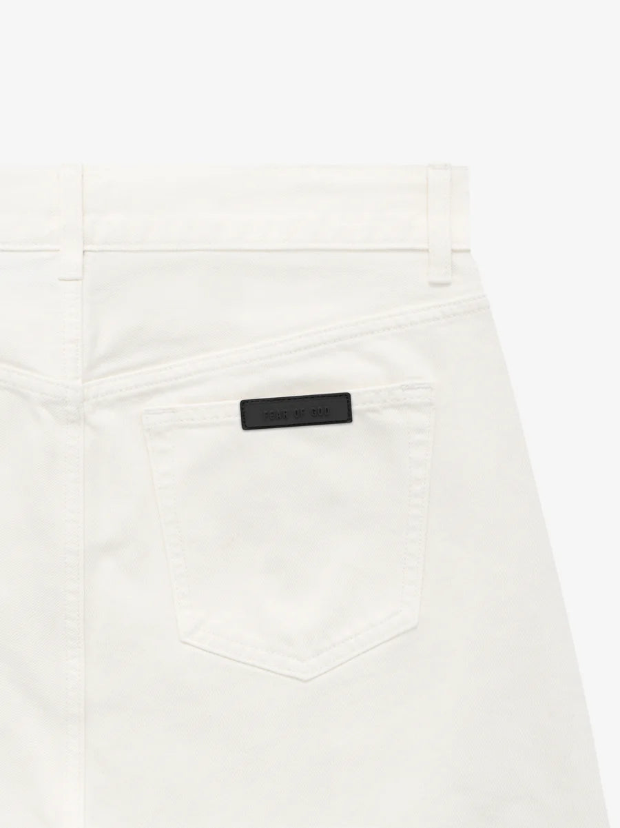 Fear of God Essentials Relaxed 5 Pocket Jeans in Cloud Dancer - view 8