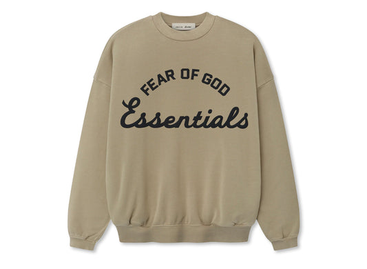 Fear of God Essentials Training 90's Crewneck Sweatshirt 'Faded Dune'