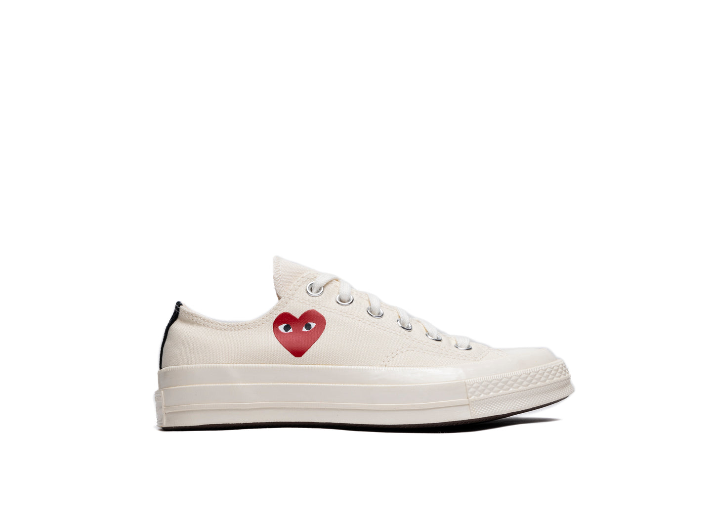GS Converse Comme des Garçons Play Chuck 70 Low in Cream