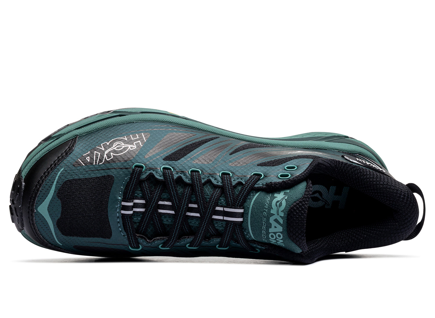 Unisex Hoka Mafate Speed 2 in Black / Bay Leaf — view 4