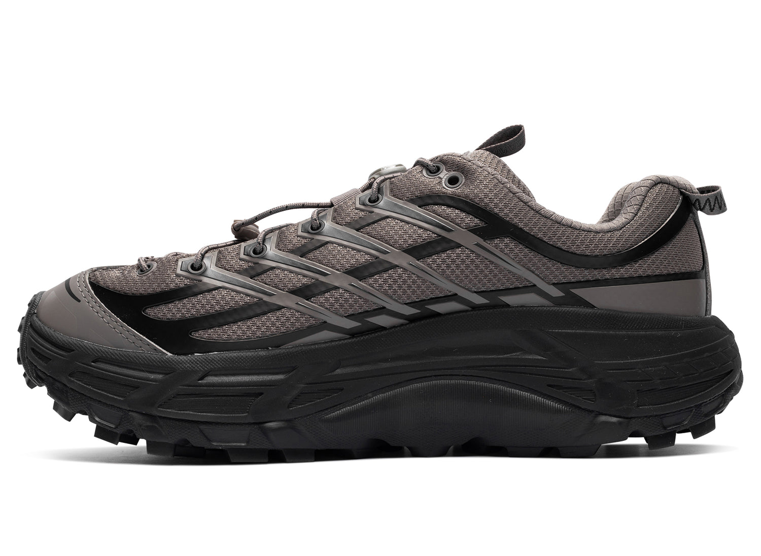 Unisex Hoka Mafate Three2 'Gravel / Carbon Black' — view 3