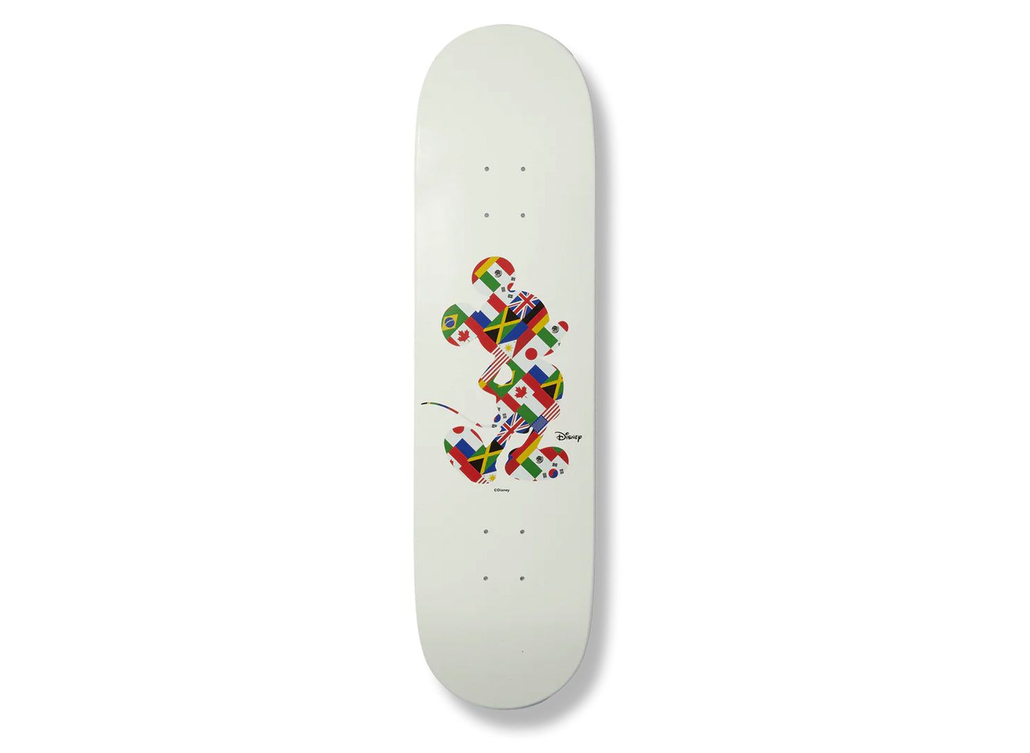 HUF x Mickey Worldwide Tour Skate Deck in White