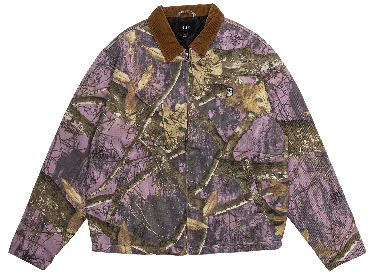 HUF x Realtree Megablast Work Jacket in Lilac