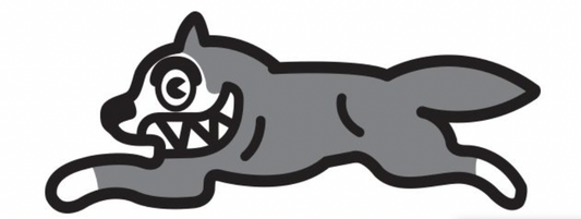 Ice Cream Big Ups Oversize Sticker in 3m Grey