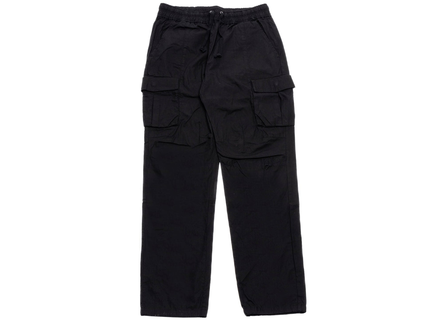 John Elliott Sateen Cargo Pants in Black