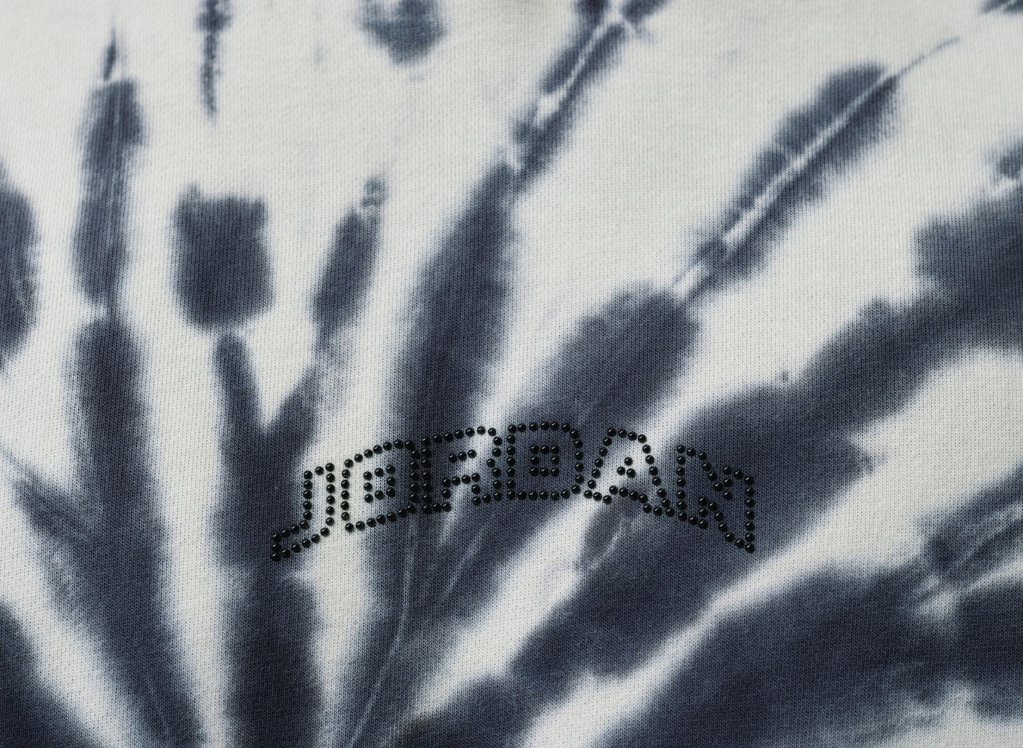 Jordan Brooklyn Fleece Tie-Dye Pullover Festival Hoodie in Sail — view 4