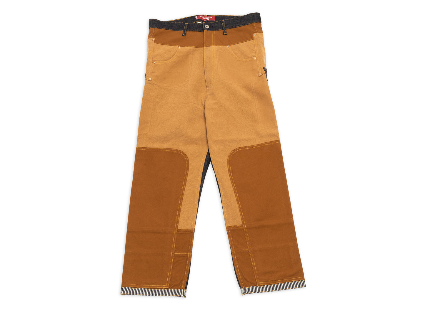 Junya Watanabe Pants in Indigo x Camel