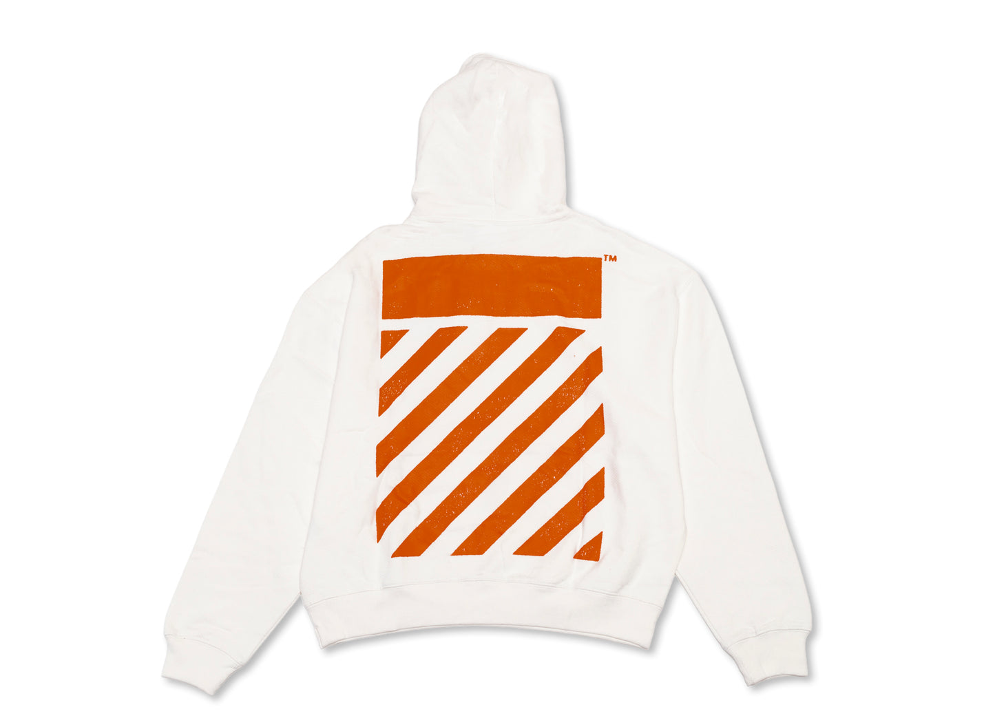 L/AB c/o Off-White™ Diag Hoodie in White