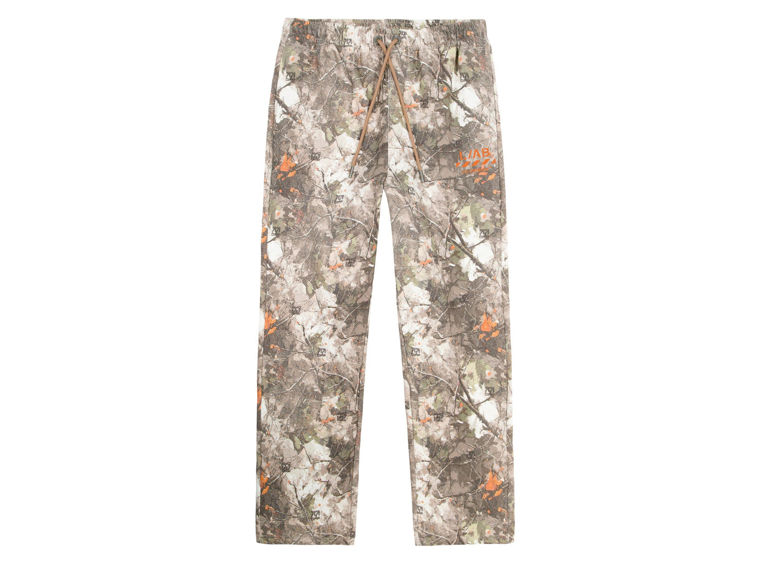 L/AB c/o Off-White Printed Camo Jogger, flat front view