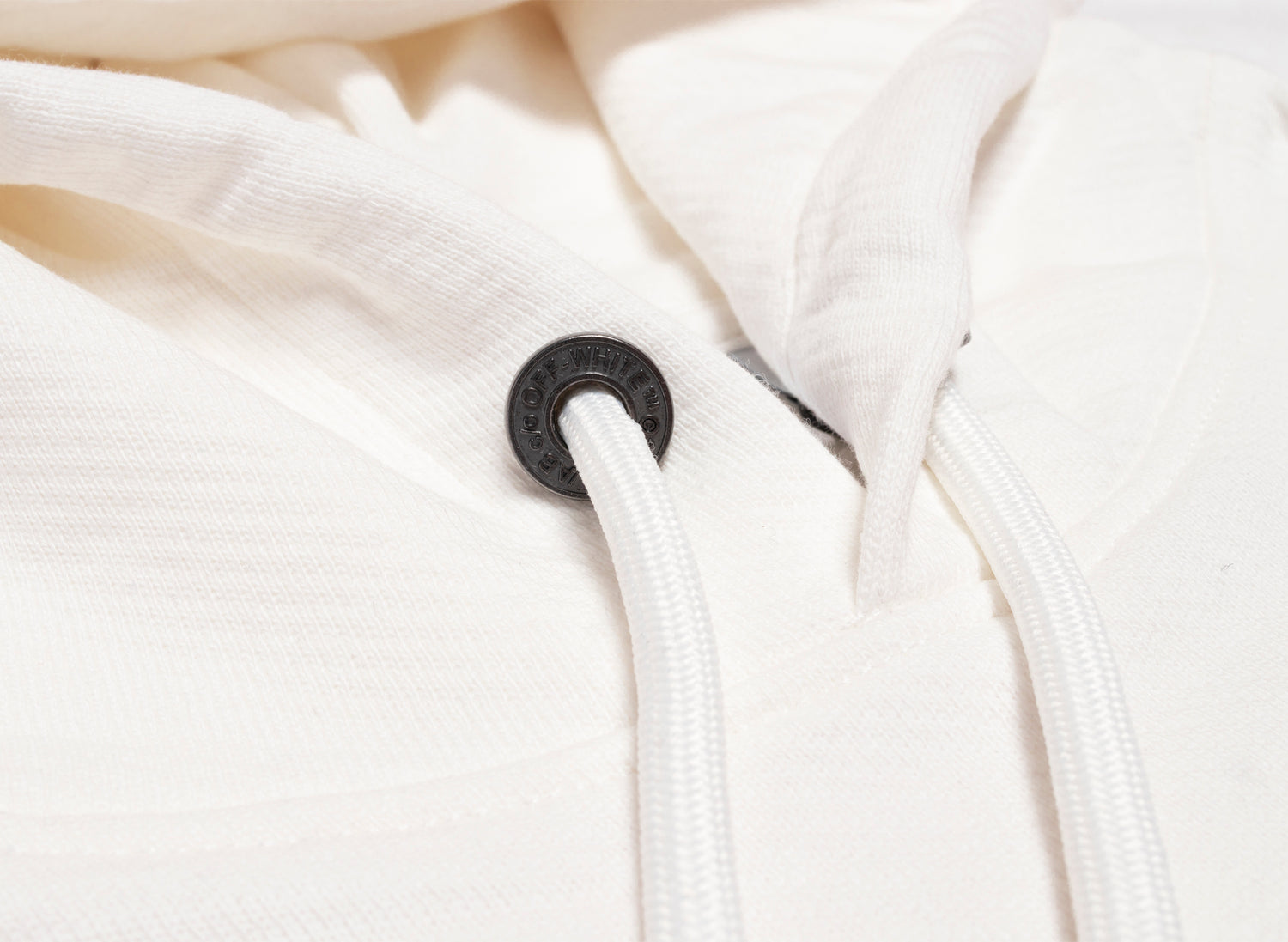 L/AB c/o Off-White™ Diag Hoodie in White - view 4