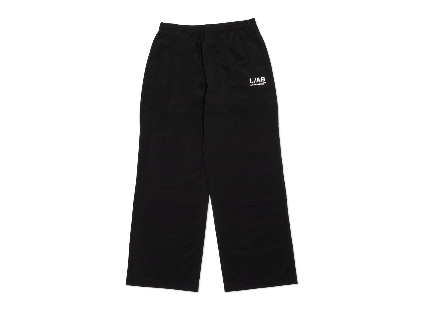 L/AB c/o Off-White™ Reflective Diag Pants in Black
