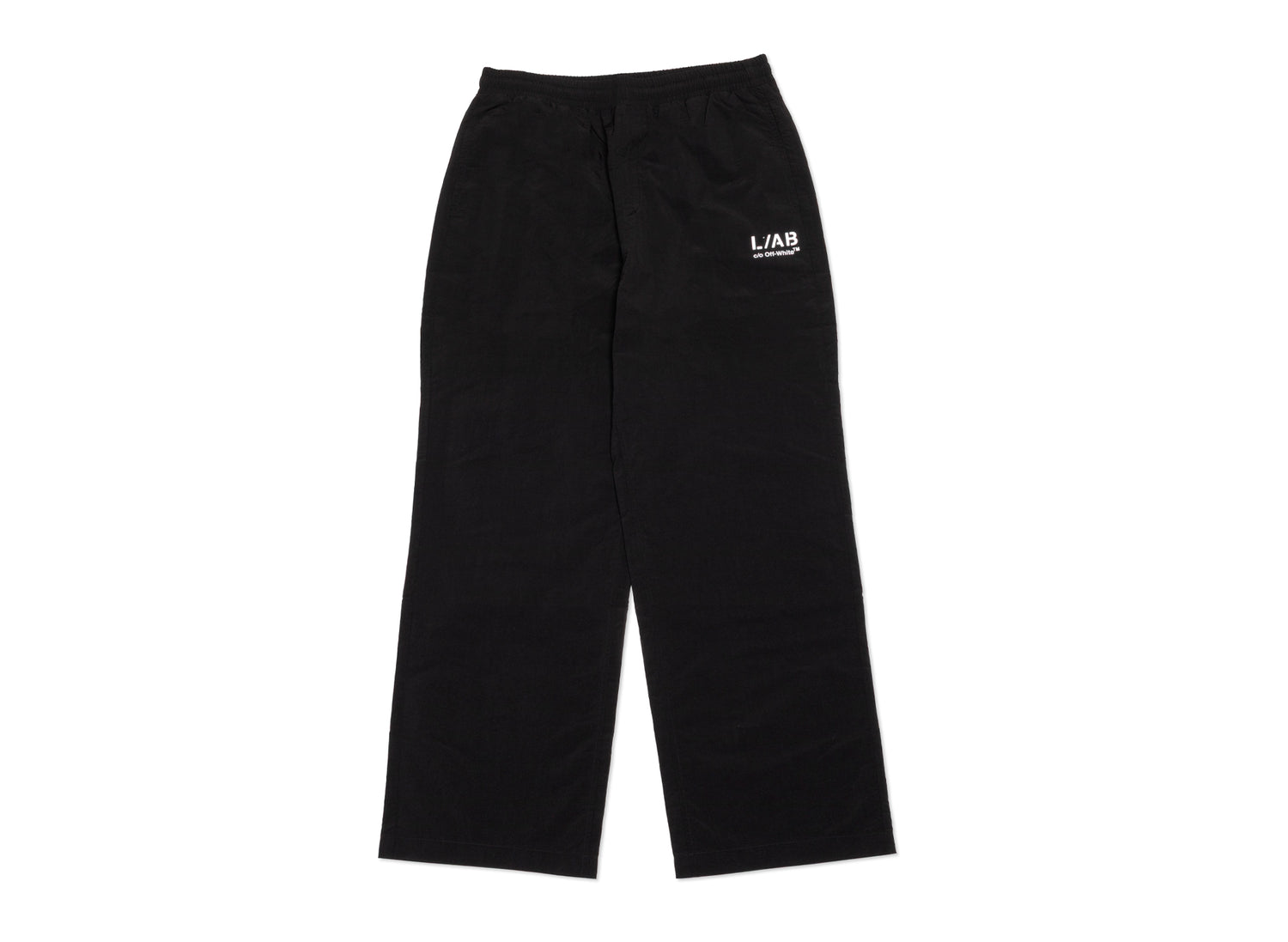 L/AB c/o Off-White™ Reflective Diag Pants in Black