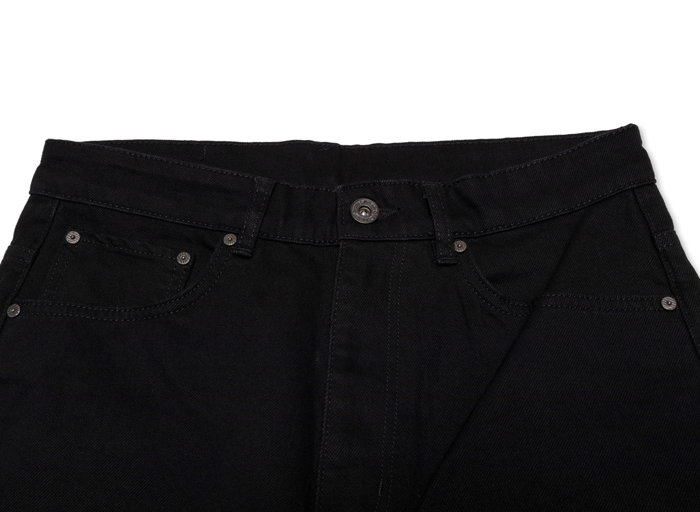 L/AB c/o Off-White™ Straight Fit Piped Denim in Black - view 3
