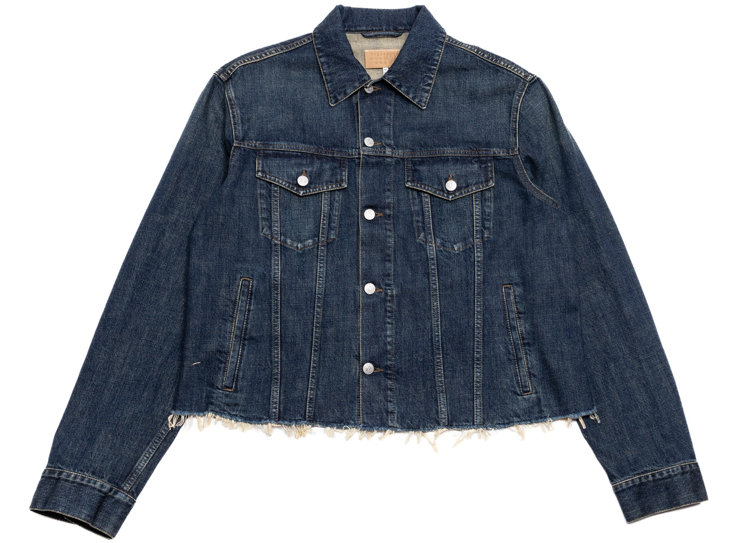 Maison Margiela MM6 Distressed Denim Sports Jacket