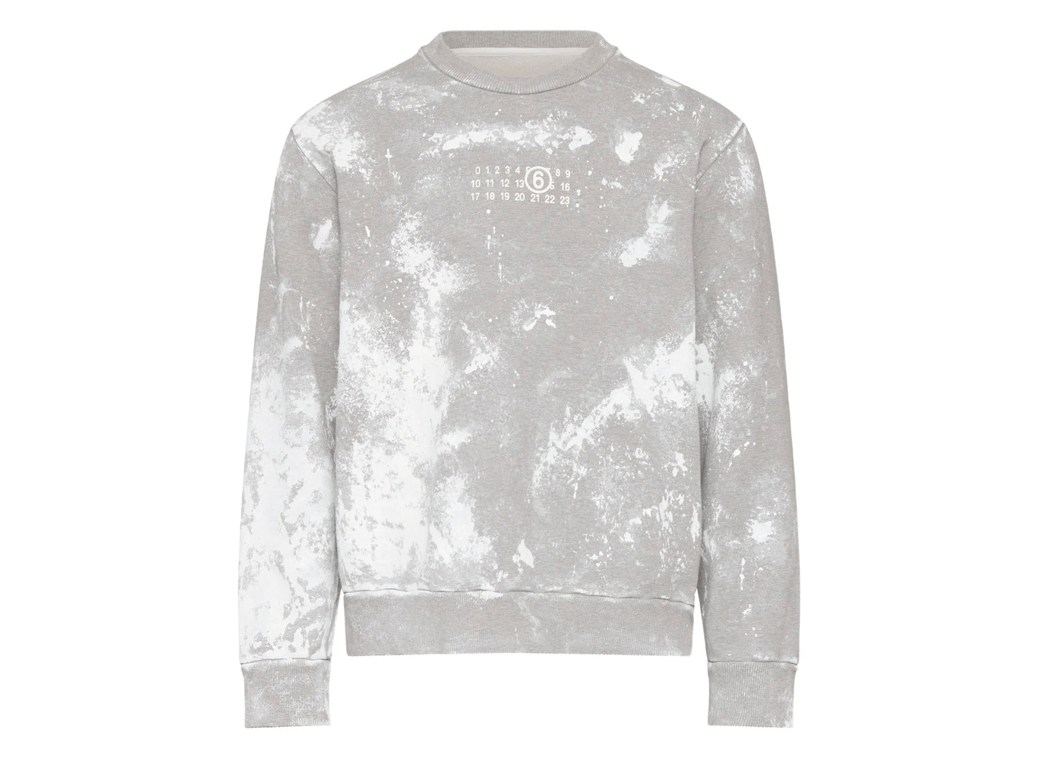 Maison Margiela MM6 Unbrushed Sweatshirt in Grey Melange