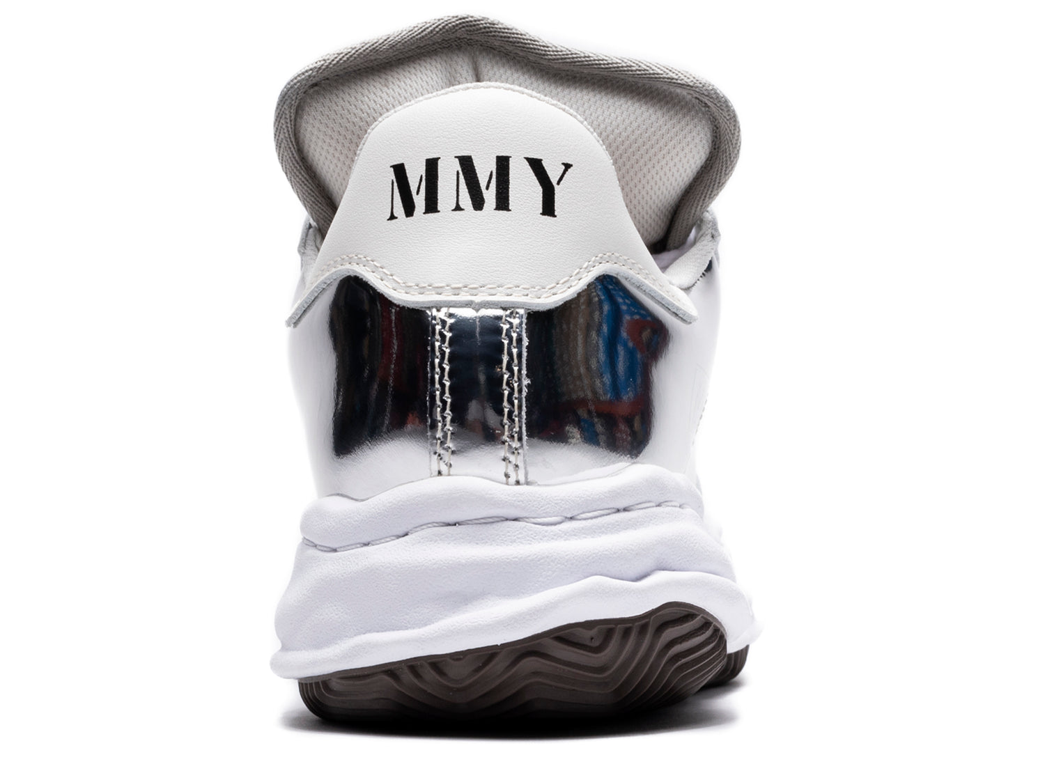 Maison Mihara Yasuhiro Blakey Low in Silver Metallic - view 2