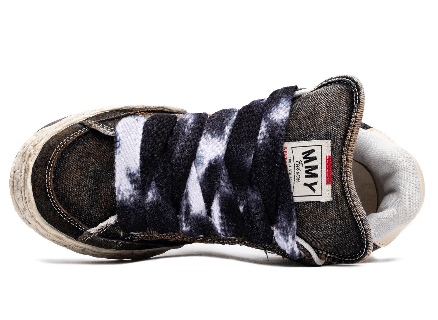 Maison Mihara Yasuhiro Denim Herbie Puffer in Black - view 4