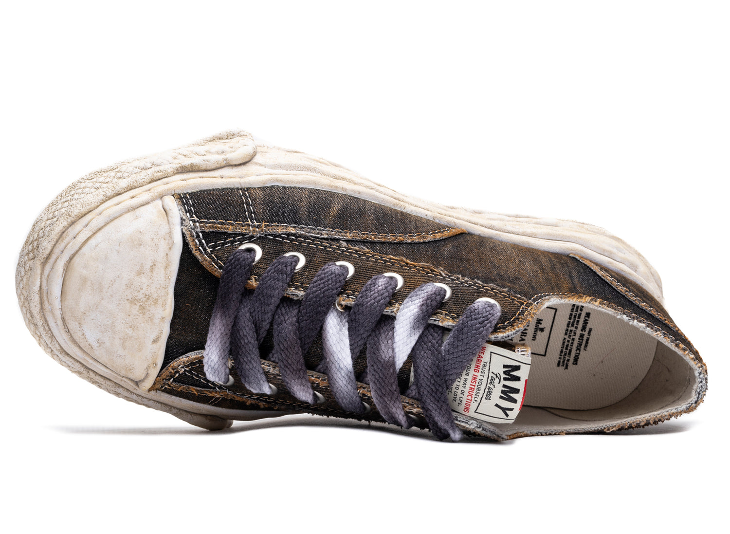 Maison Mihara Yasuhiro Denim Peterson Low in Black - view 4
