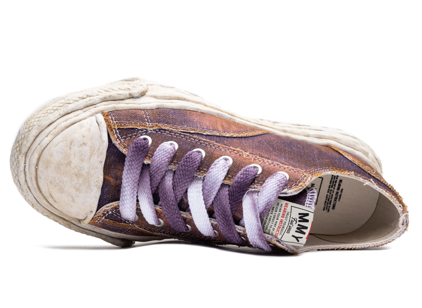 Maison Mihara Yasuhiro Denim Peterson Low in Purple - view 4