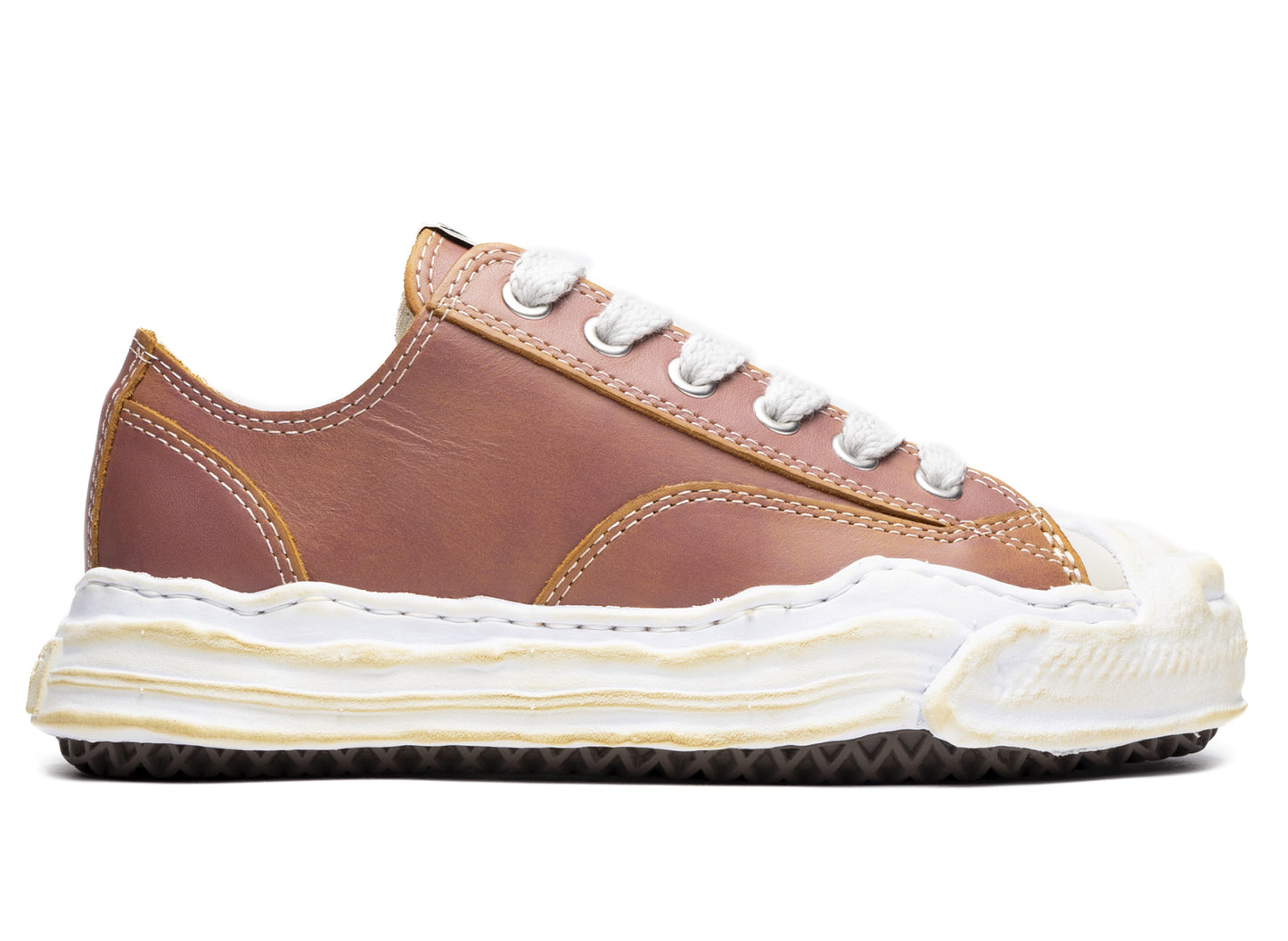 Maison Mihara Yasuhiro Leather Hank OG in Red