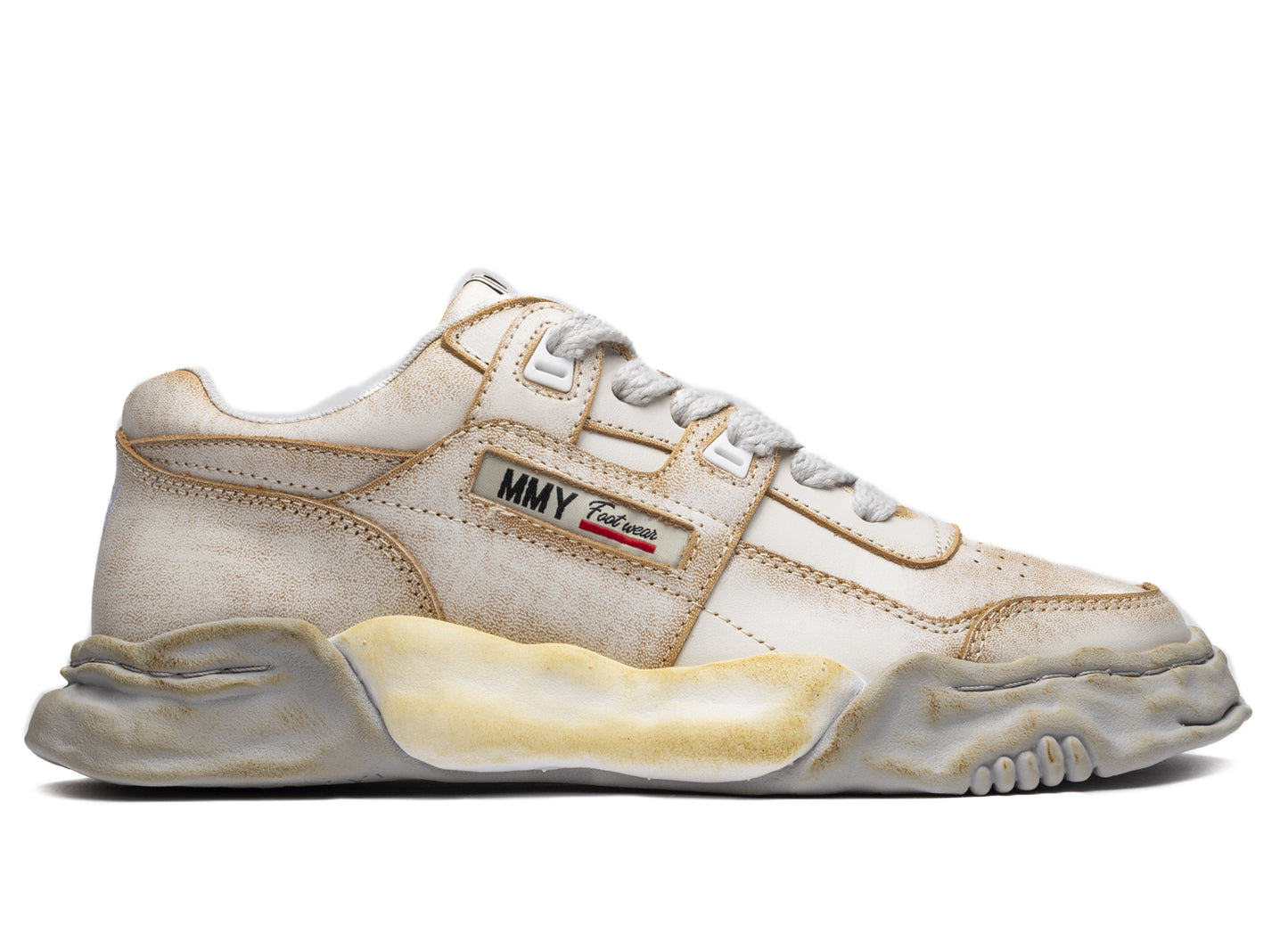 Maison Mihara Yasuhiro Leather Parker OG in White