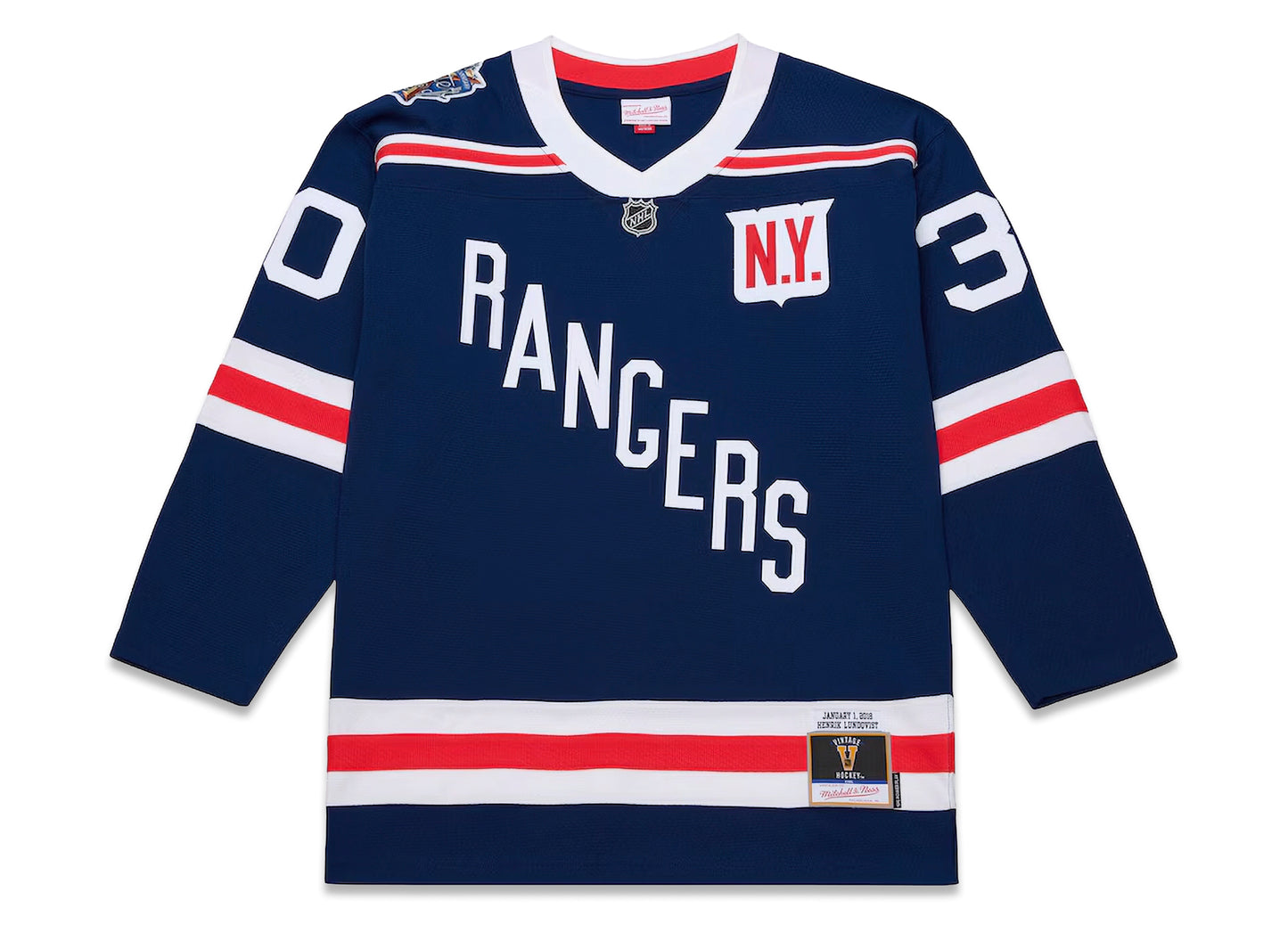 Mitchell & Ness NHL Stadium Series Power Play Jersey New York Rangers 2018 Henrik Lundqvist