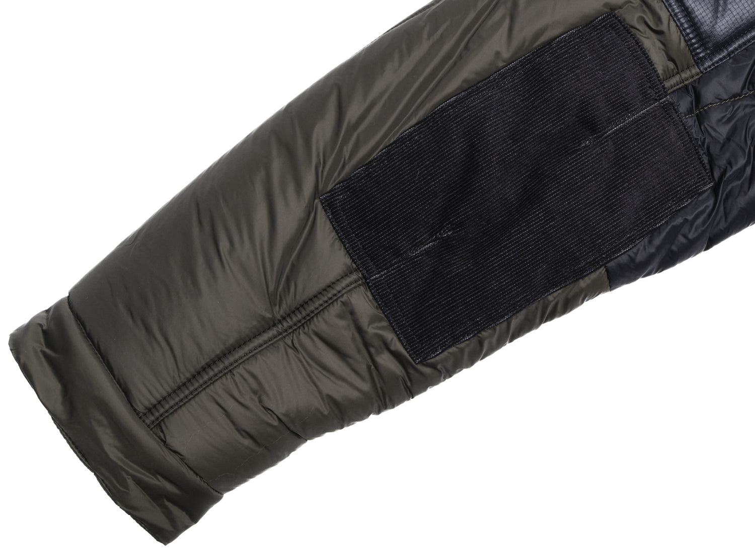 Junya Watanabe MAN x Nanga padded blouson jacket in multi-color, men's outerwear, view 2