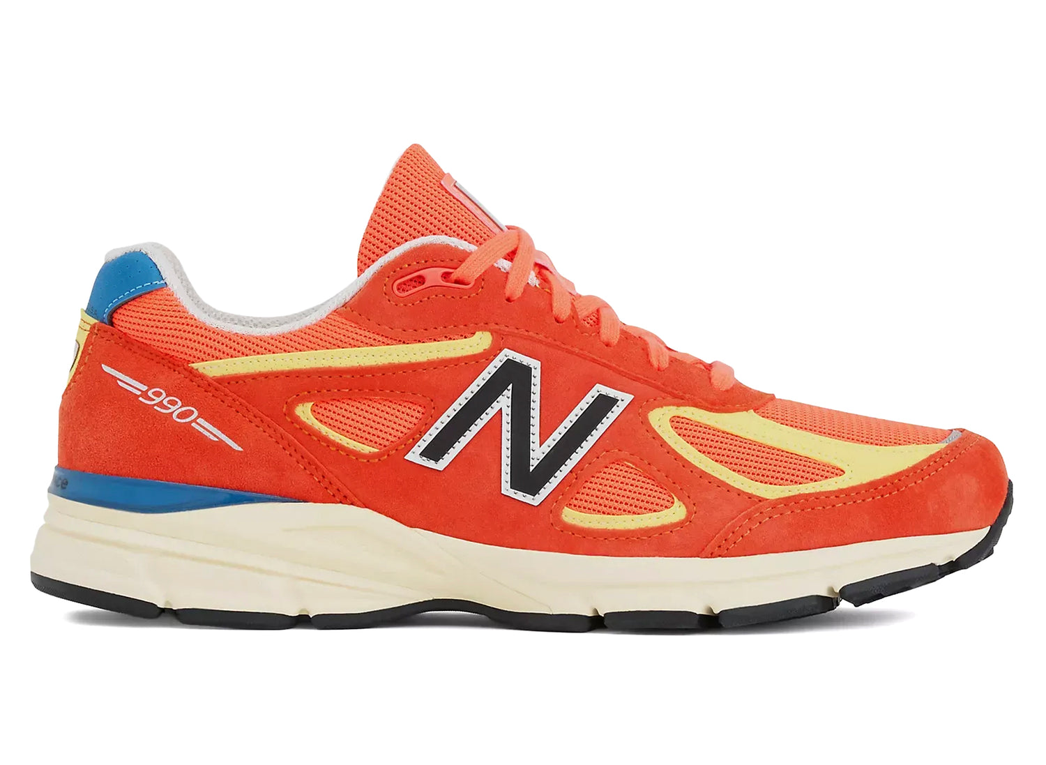 New Balance 990v4 Made in USA in Urgent Red