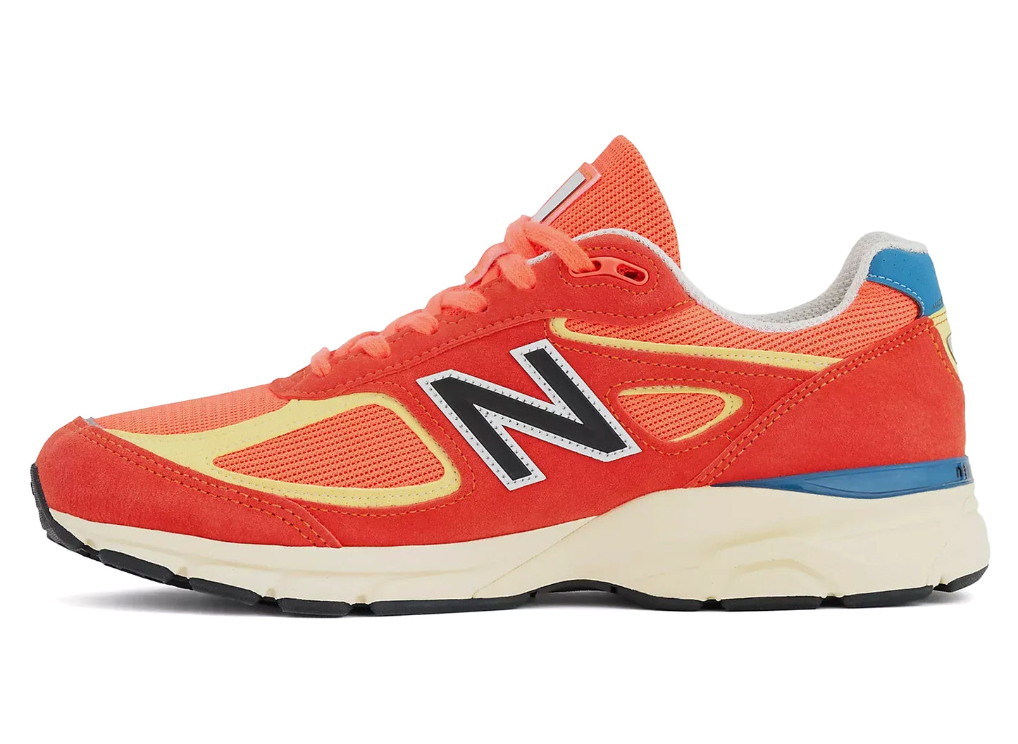 New Balance 990v4 Made in USA in Urgent Red - view 3