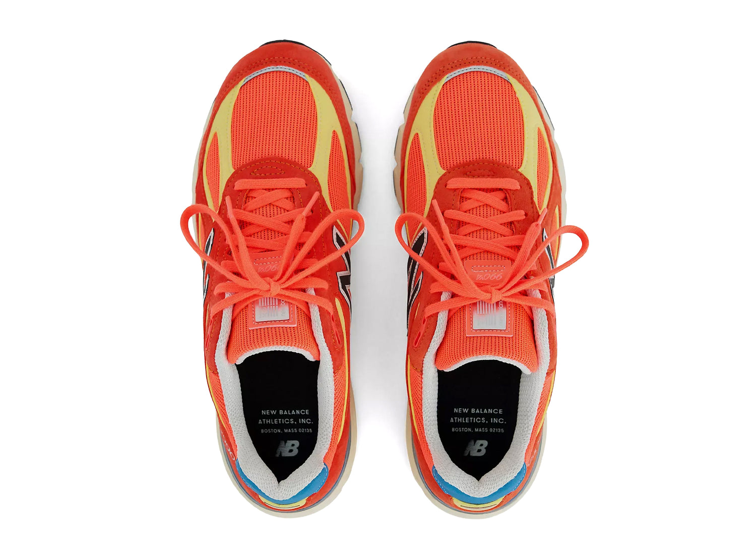 New Balance 990v4 Made in USA in Urgent Red - view 4
