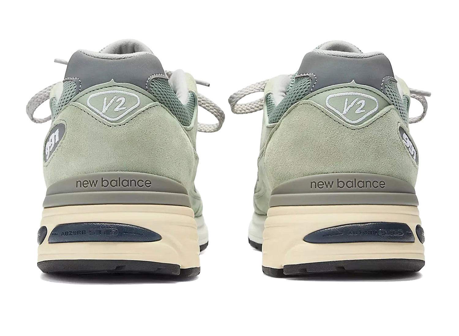 New Balance 991v2 Made in UK in Seaglass - view 2