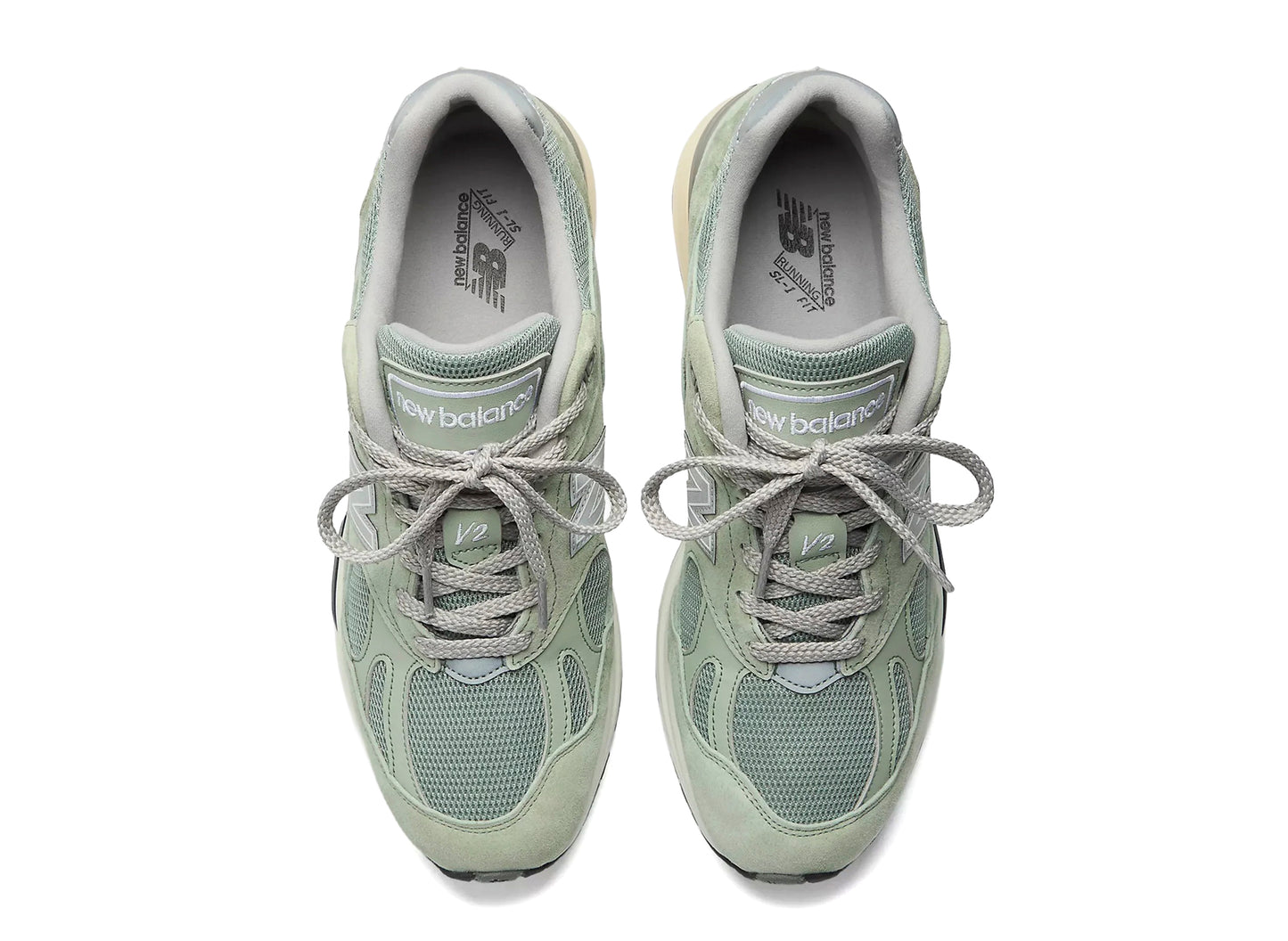 New Balance 991v2 Made in UK in Seaglass - view 4