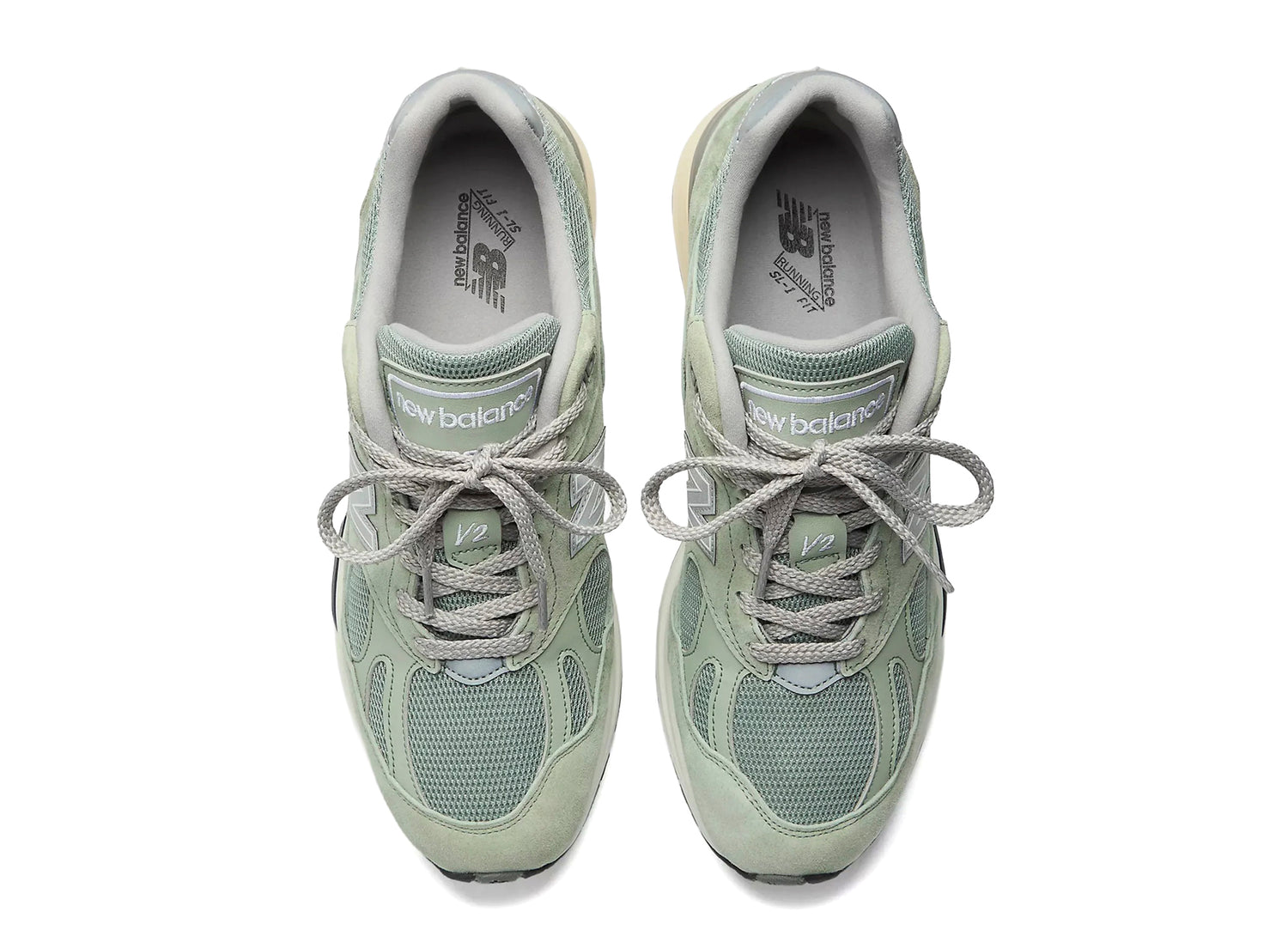New Balance 991v2 Made in UK in Seaglass - view 4