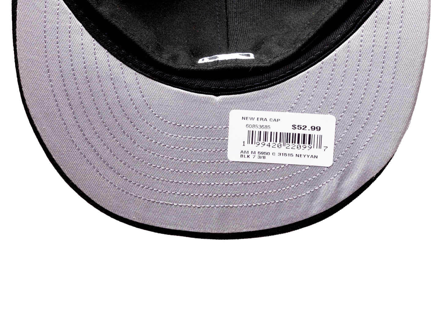 Gorra New Era 59Fifty Atlanta Braves Ajustada Negra