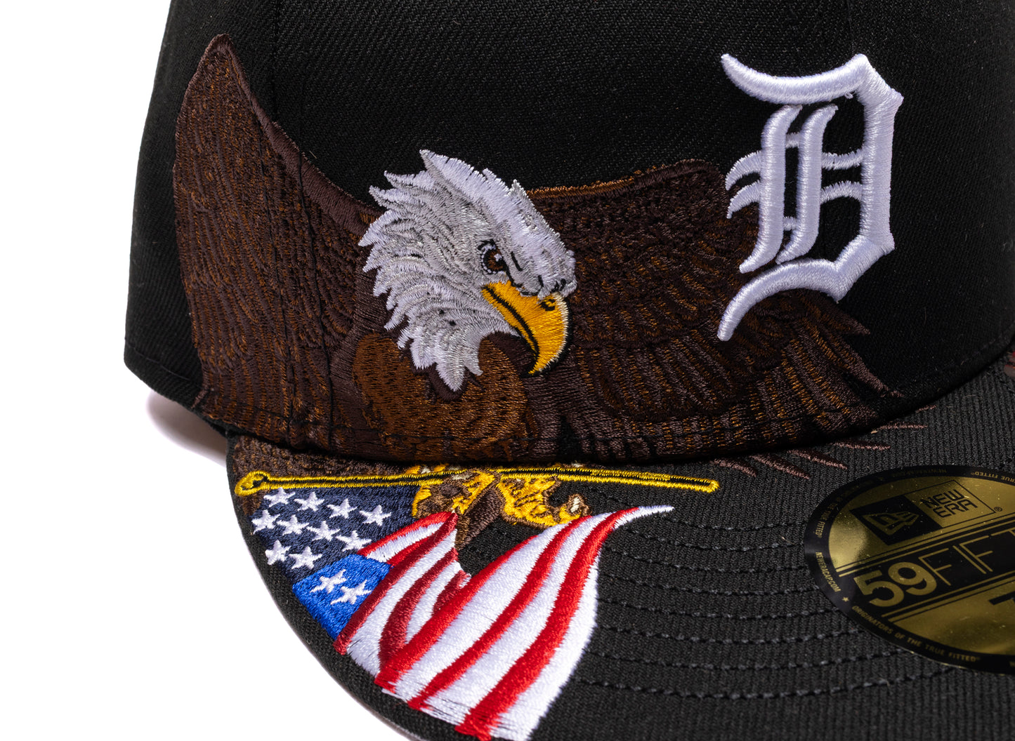New Era 59Fifty Detroit Tigers Fitted Cap in Schwarz