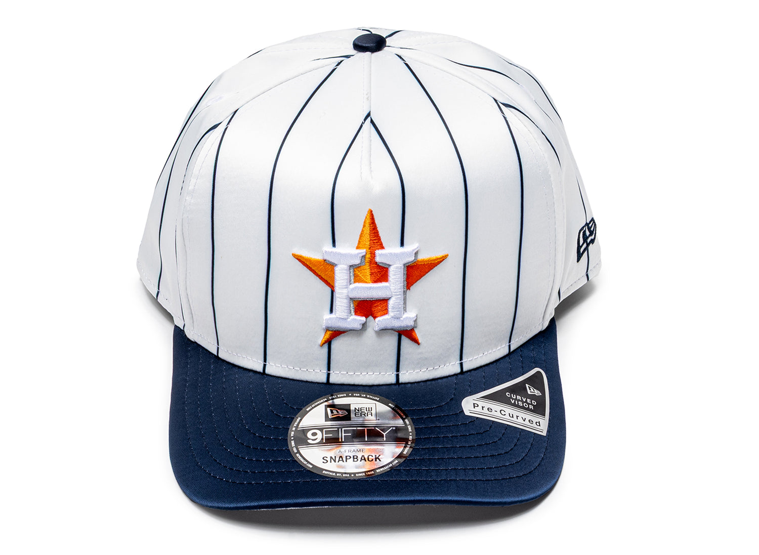 New Era 950AF Satin Pinstripe Houston Astros Snapback Hat