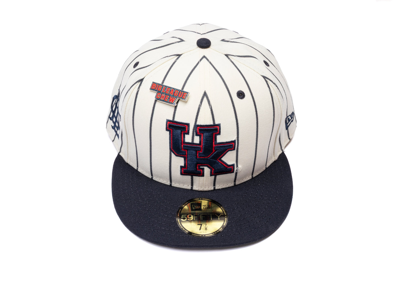 New Era BLC x College 59Fifty Kentucky Wildcats Fitted Hat in White / Blue