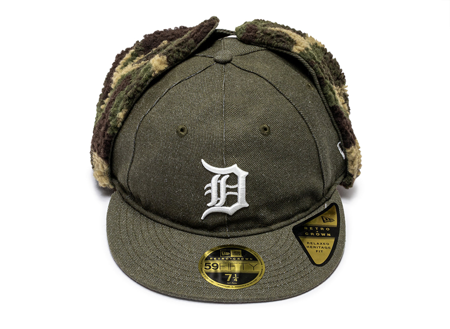 New Era Camo Dog Ear Detroit Tigers Fitted Hat