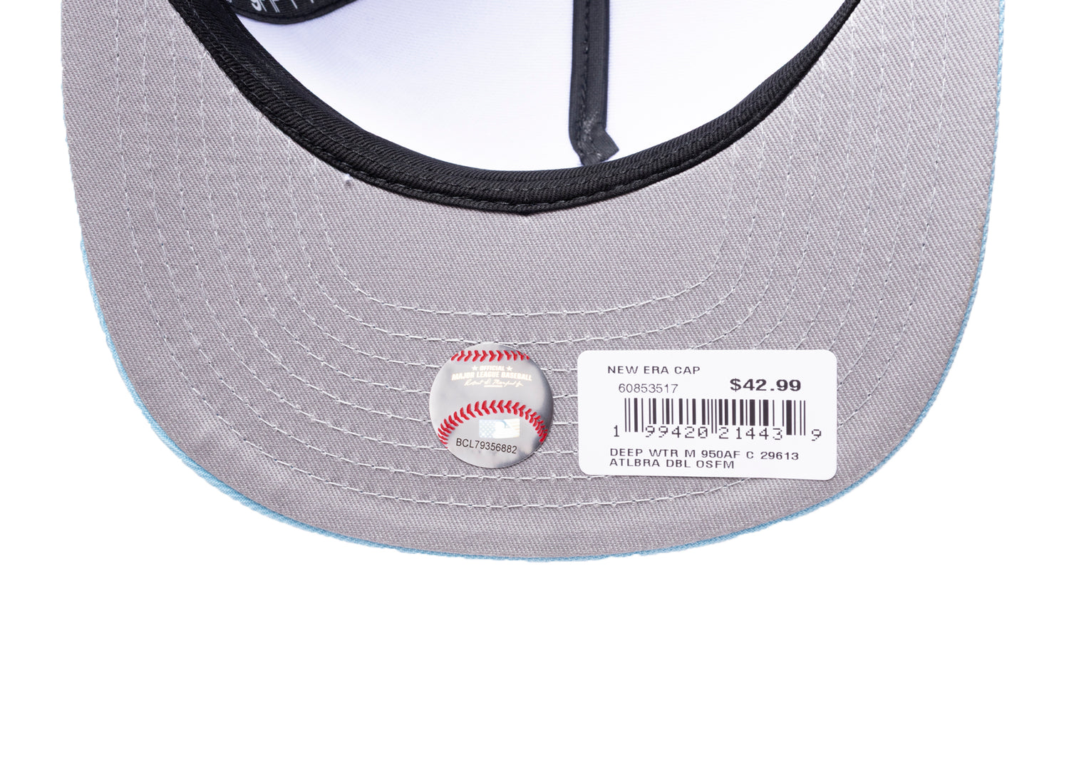 New Era Deep Water 9Fifty A-Frame Atlanta Braves Snapback Hat — view 3