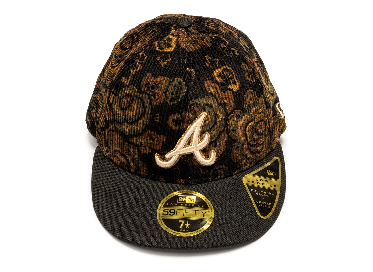 New Era Floral Cord 5950LP Atlanta Braves Fitted Hat