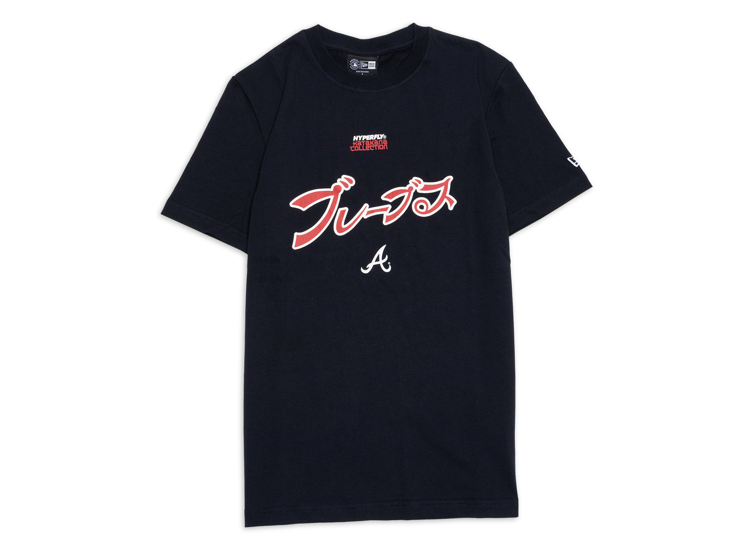 New Era Hyperfly Short Sleeve Tee Atlanta Braves