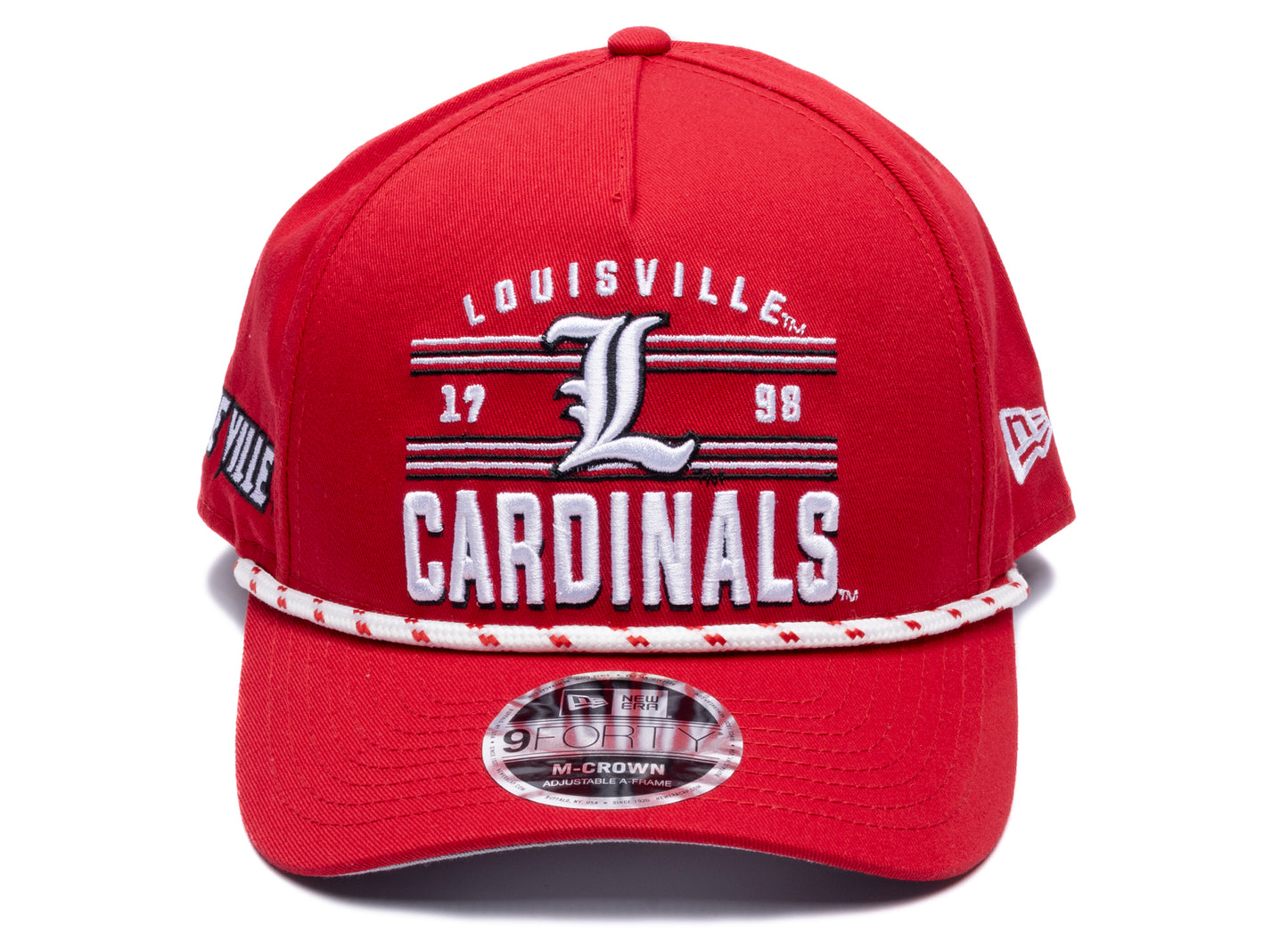 New Era March Madness '26 9FortyMC AF Louisville Cardinals Snapback Hat